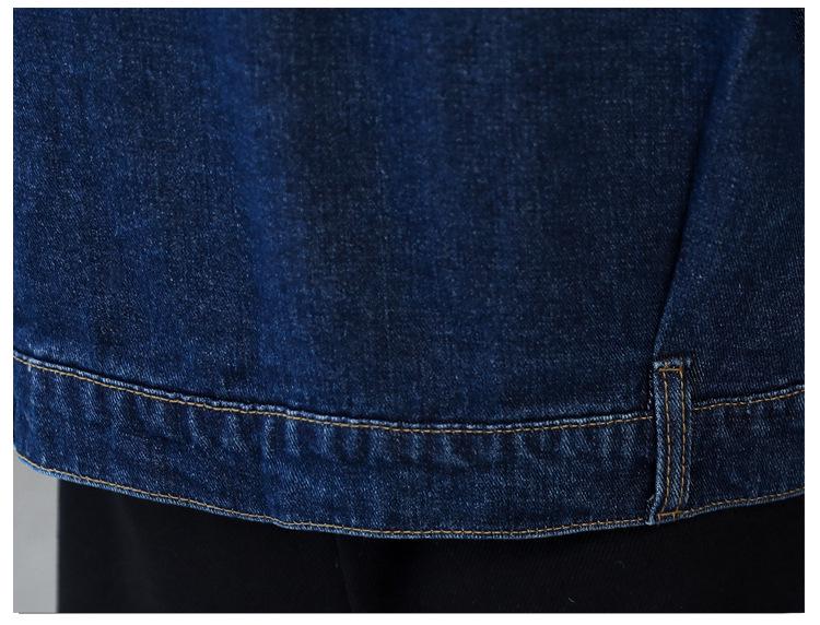 2024 Женская джинсовая куртка свободного кроя — весна и осень в стиле Гонконга