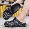 Men'S Shit-Feeling Hole Shoes Wear Platform-Soled Bag Head Slippers Sports And Leisure Camouflage Beach Sandals