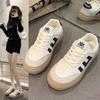 Thick-soled German Training Shoes Spring and Autumn White Shoes Women's 2024 New Student Versatile Retro Casual Explosive Sports Board Shoes
