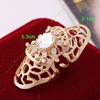 Cool Punk Rings Hollow Scroll Joint Fashion Jewelry for Women /Men Ring Full Finger Claw Rings
