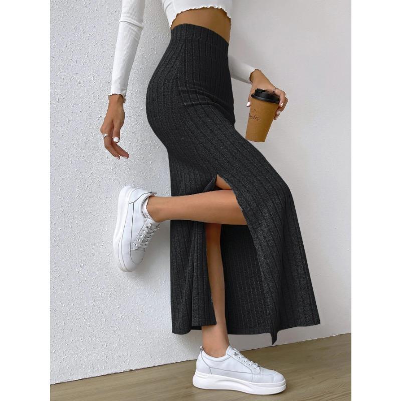 Women's Solid Color Print Casual Summer Spring Skirts
