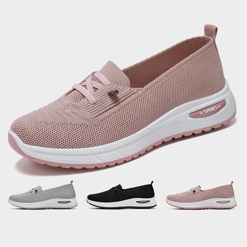 Women Casual Breathable Walking Mesh Flat Gym Vulcanized Shoes