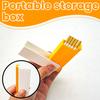 Cotton Swab Holder Storage Box with Lid Dust-proof Compact Design Portable Dental Floss Holder Travel Floss Picks Case
