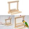 Wooden Bird Perch Natural Wood Bird Perch Stand Parrots Platform Cage Accessories Branches Perch Rod Stand