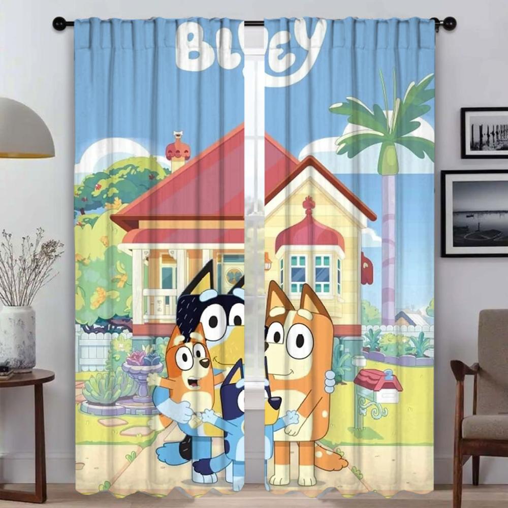 Tulle for Bedroom B-BlueyS Halloween Decoration Home Interior Curtains for Living Room Window Curtain Partition Blinds Shades