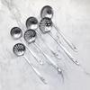 Soup Ladle Colander Spoon High Temperature Resistant Long Handle Stainless Steel Hanging  Pot Scoop For Kitchen
