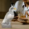 350ml Eagle Shaped Whiskey Decanter Bottle Eagle-themed Glass Wine Bottle Home Decor Housewarming