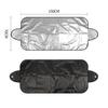 200*70CM Car Sunshade and Snow Shield - Windshield Cover for Snow Protection, Silver Coated Cloth, 190T