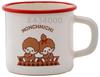 Fuji Enamel Monchhichi Check Mug 7cm MNC-7MG