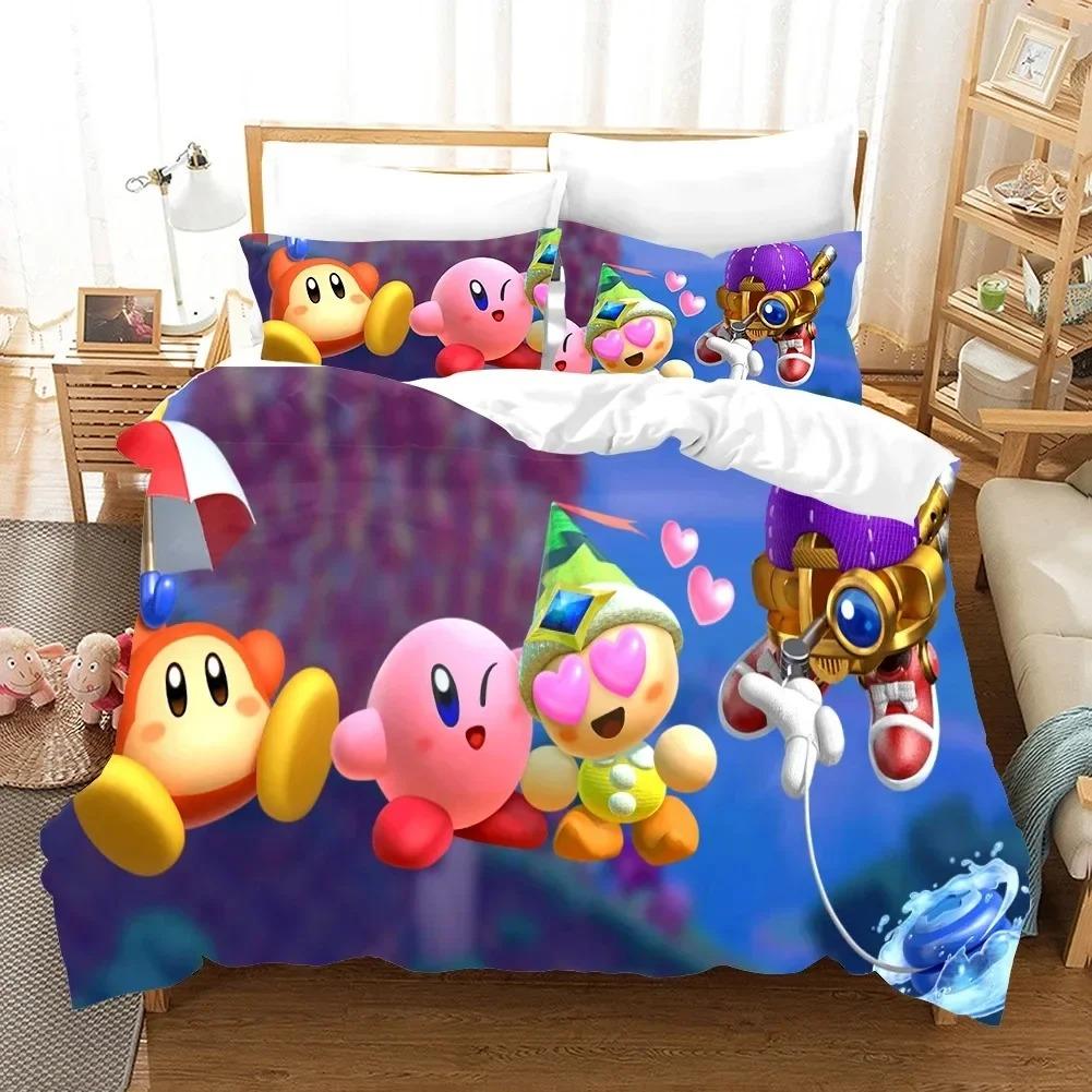 3D Printed Anime Kribys Bedding Set Boys Girls Twin Queen Size Duvet Cover Pillowcase Bed Kids Adult Fashion Home Textileextile