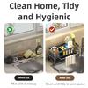Multifunctional Sponge Rack Drainer Kitchen Shelf Sink Rag Dishwashing Detergent Dishcloth Organiser Kitchen Storage Racks