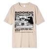 Radiohead T Shirt Men Vintage Classic Street Tees North America Tour Rock Boy Camisetas Hombre Oversized Tops