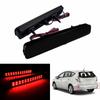 2x LED Rear Bumper Reflector Brake Lights Red For 12-17 Toyota Prius V, Scion tC