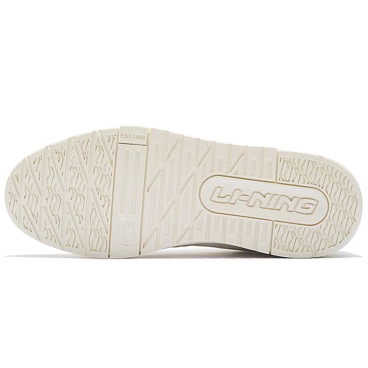Li Ning 001 Btc Comfortable Soft Classic Casual Low-Top Sneakers Women Sneakers White AGCS104-5