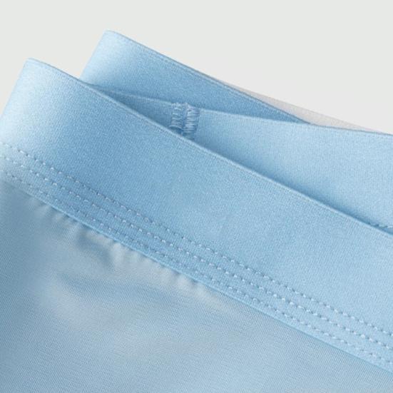 Мужское нижнее белье боксеры Эластичный дизайн со средней посадкой Однотонные шорты брифы U-выпуклой формы Тонкие мягкие трусы