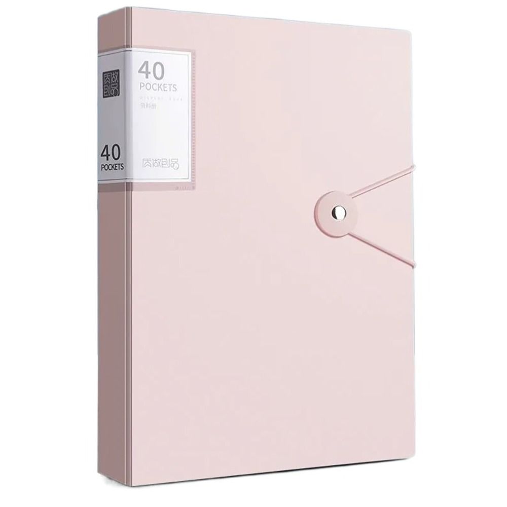40 Pages Document Bag Waterproof Test Paper Storage Organizer New A4 File Folder