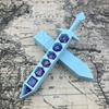 3D Printed Sword-Shaped Storage Box With Dices For Dnd Rpg Trpg Games Dice Dnd Game Role Dice Holder Desktop Ornament Storage Bo