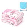 LittleForBig Adult Diaper Pants, Cute Baby Rabbit Design, Disappearing Flower Print, Pink, 2-Pack, Size M