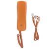 kxT628 Home Office Portable Thin Telephone Single Line Corded Desk Phone Orange