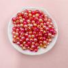 Handmade Illusion Colored Jewelry Accessories 100Pcs Beads Round Beads 6mm Straight Hole DIY Acrylic Women