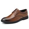 Fashion Big Size Solid Color Dress Shoes for Men 2025 Autumn New Designer Leather Shoes Male Formal Commuting Fashion Casual Shoes Man