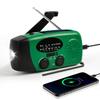 Multi-function Emergency Radio with Flashlight, Portable 6000mAh High Capacity, Smartphone Charging, Hand Crank Charging, Solar Charging, LED Light,