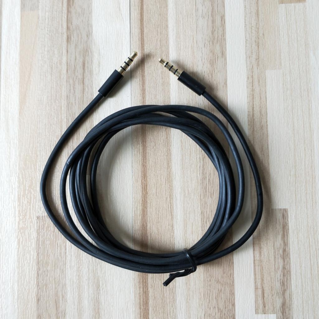 3.5mm Male To Male Auditory Cable 4 Pole Gold Plated for Stereo and Microphone Wide Compatibility For Car Headphone