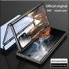 For Samsung Galaxy S25 S24 S23 S22 S21 Ultra Case 360° Full Surround Metal Magnetic With Screen Glass Camera Protection Cover