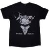 Venom Unisex Adult Black Metal Back Print T-Shirt