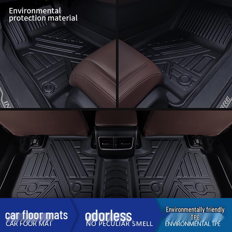 Waterproof Non-Slip Odorless Floor Mats for Toyota Fortuner 7-Seater RHD