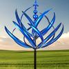 Metal Wrought Iron Rotating Gyro Windmill, Harlow Wind Spinner, Wrought Iron Windmill, Outdoor Courtyard Rotating Windmill, Garden Garden Decoration