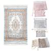 3pcs/set Travel Prayer Mat Middle East Jacquard Pattern Mat Ramadan Storage Bag Muslim Prayer Mat Set Polyester 70x110cm