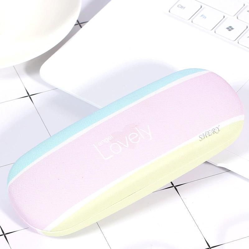 1PC PU Portable for Eyeglasses Smooth Spectacle Cases Fashion Rectangle Sunglasses Box Eyewear Protector