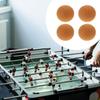 4 Pieces Table Soccer Balls Foosball Tabletop Game Decoration Portable Wood Colored