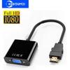 1080P HDMI To VGA Adapter Cable For Projector DTV TV HDVD Laptop HDMI Male To VGA Female Converter Adapter Cable