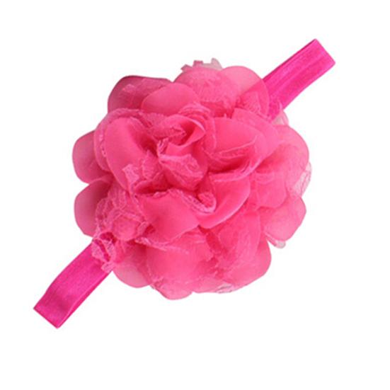 Милая детская повязка на голову с цветком для маленьких девочек, эластичная повязка для волос, головной убор