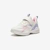 Anta Kids Synthetic Leather Trendy Versatile Lightweight Shock Absorbing Low Top Running Shoes Kids Sneaker White Pink Purple A22449977N-1