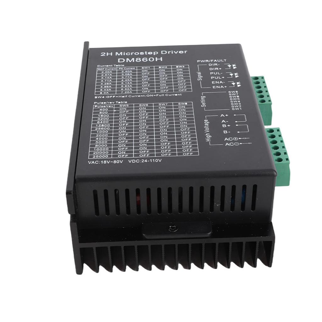 Stepper Control Industrial Automation Stepper Motor Drive 2-Phase Optical Isolation Input NEMA23 NEMA34 DM860H