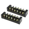 Terminal Strip Block Large Current Easy Wiring Ground Circuit Terminal Block 600V 60A 6 Positions