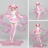 Fashion High Quality Anime Hatsune Miku Pink Sakura Miku VerPVC Statue Figure Model Toys