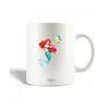 Mug - The Little Mermaid - Ariel and Flounder - Ceramic - 30cl - Dishwasher Safe