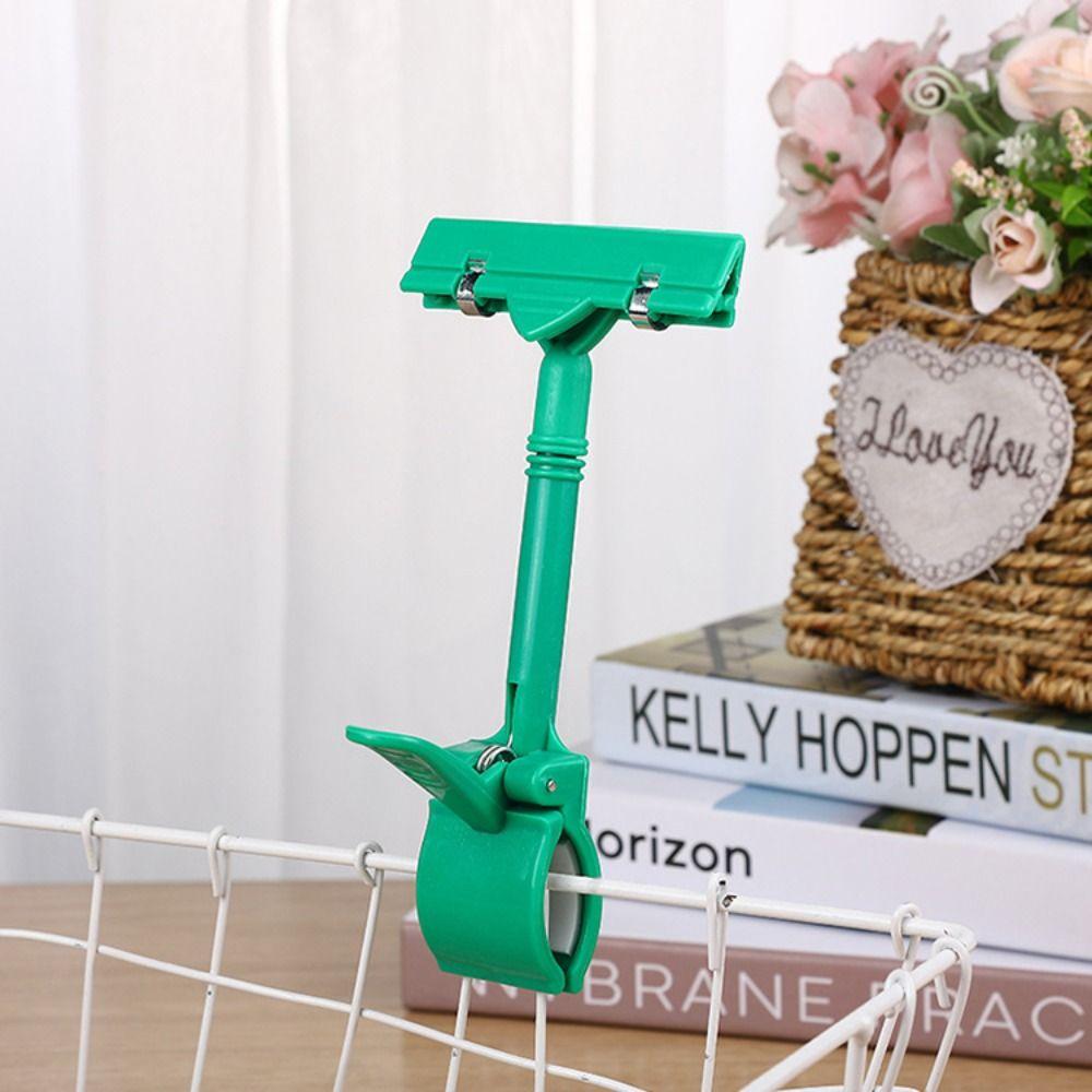 Adjustable Price Tag Clip Holder Colorful Advertising Display Support Supermarket