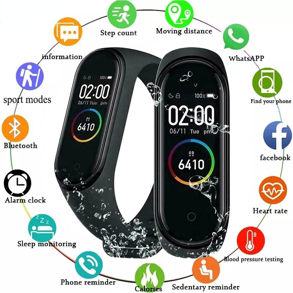 Smart Watch Band 7 Activity Tracker High-Res Bluetooth 5.2,Optical Heart Rate & Blood Oxygen Sensor, 24HR Heart Rate & Sleep Monitor Smart Watch