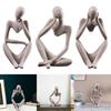Abstract Desktop Sculpture Thinker Style Collectible Figurines Bookshelf Decor Birthday Gift
