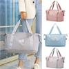 Women Travel Duffel Bag Expandable Weekend Bag Sports Gym Bag Overnight Bag with Wet Pocket