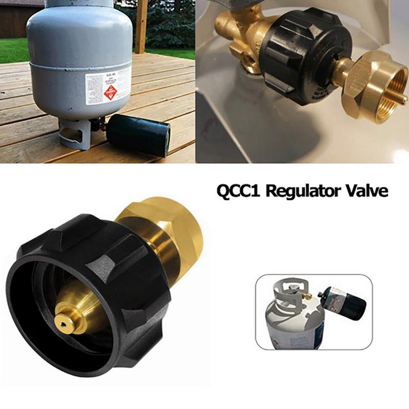 Tank Gas Propane Refill Adapter Qcc1 Regulator Valve Converter Adapter Bbq Tools