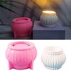 3D Candlestick Silicone Mold Geometric Canister Shaped Candle Stand Molds Gypsum Candle Holder Mould Home Decorations