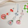 Sweet Fruit Pendant Phone Strap Wrist Strap Backpack Charm Colorful Phone Chain  Backpack Pendant
