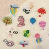 Embroidery Stickers Embroidery Labels Accessories Cloth Labels Cartoon Airplane Hot Air Balloon Badges DIY Adhesive-backed Patch Stickers Accessories