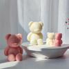Сидящий Положение Игрушечный Медведь Силиконовые Формы для Свечей для Ручной Работы Ароматизированная Свеча Гипс Милый Медведь Литьевая Форма Домашний Декор